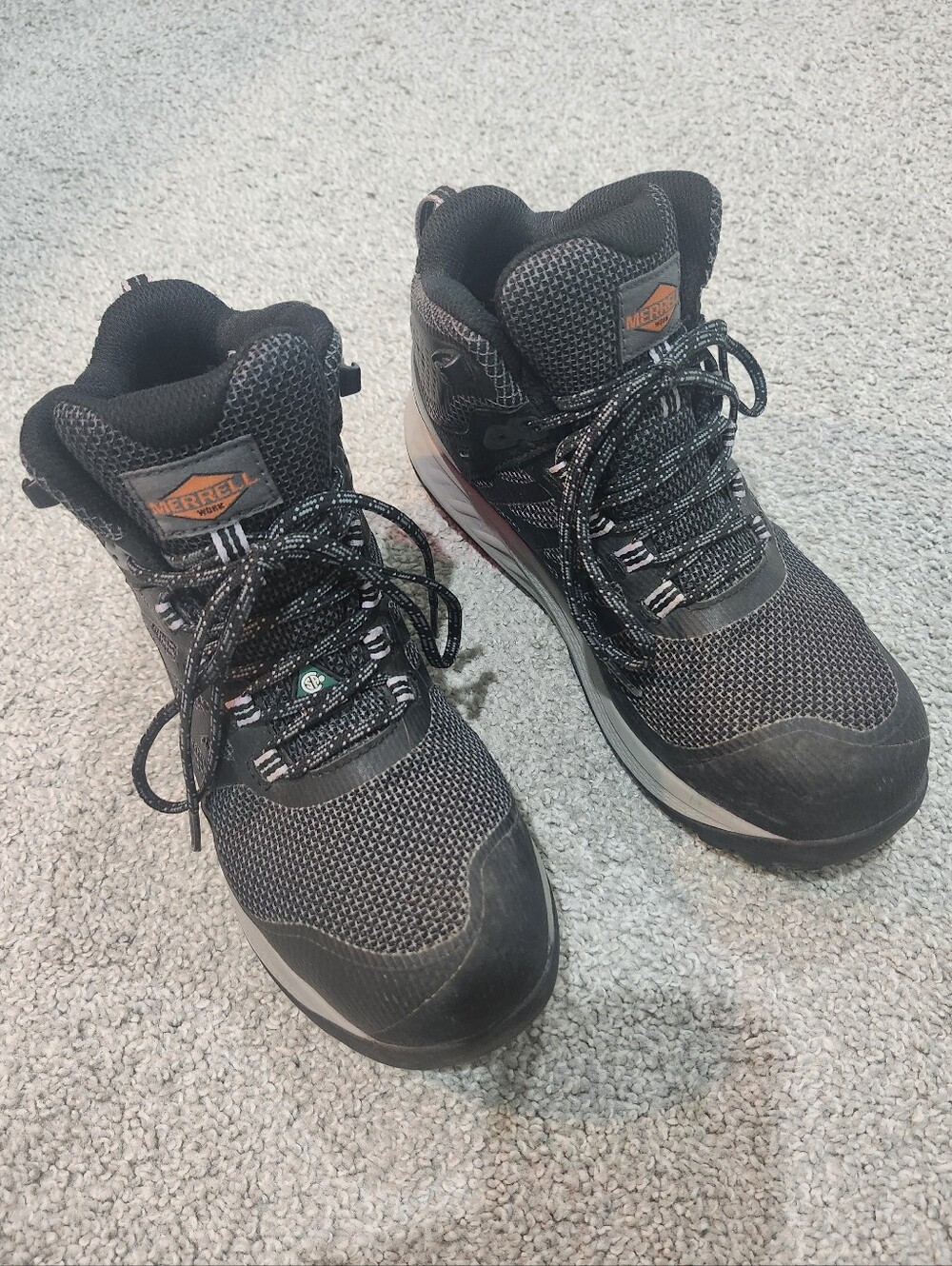 Merrell Steel-Toe Work Saftey Boot Size 7